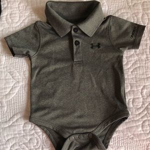 0-3 Under Armour Bodysuit wore once